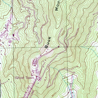 United States Geological Survey Dellwood, NC (1997, 24000-Scale) digital map