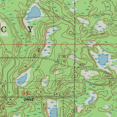 United States Geological Survey Dellwood, WI (1983, 24000-Scale) digital map