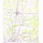United States Geological Survey Delmar, MD-DE (1942, 24000-Scale) digital map