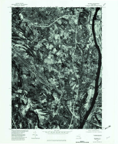 United States Geological Survey Delmar, NY (1978, 24000-Scale) digital map