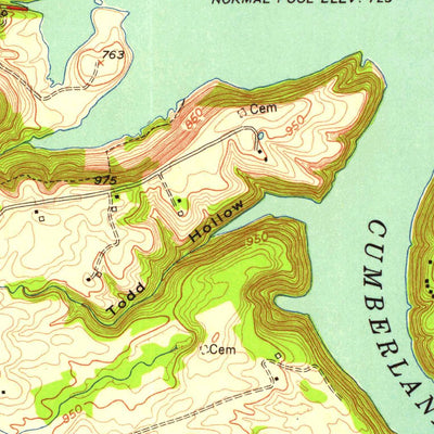 United States Geological Survey Delmer, KY (1954, 24000-Scale) digital map