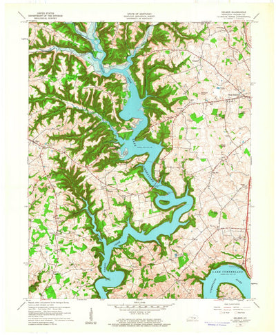 United States Geological Survey Delmer, KY (1961, 24000-Scale) digital map