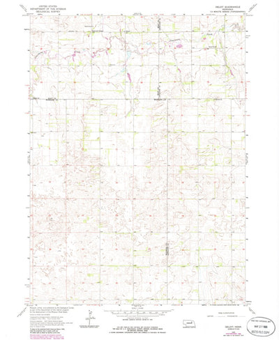 United States Geological Survey Deloit, NE (1963, 24000-Scale) digital map