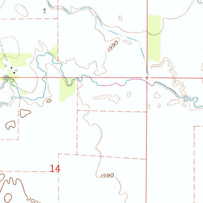 United States Geological Survey Deloit SW, NE (1963, 24000-Scale) digital map