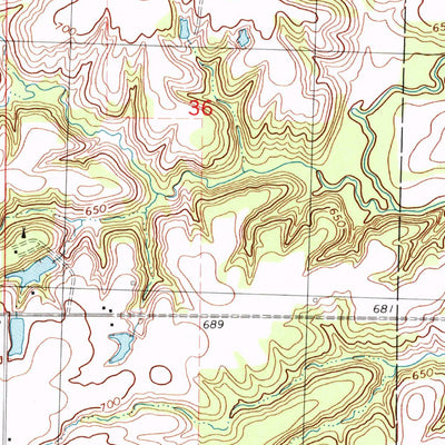United States Geological Survey Delong, IL (1998, 24000-Scale) digital map