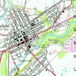 United States Geological Survey Delphi, IN (1962, 24000-Scale) digital map