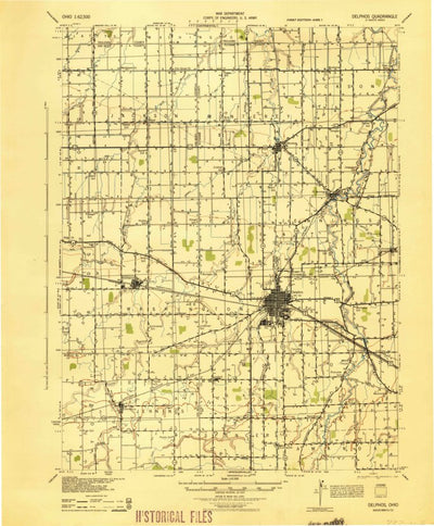 United States Geological Survey Delphos, OH (1944, 62500-Scale) digital map