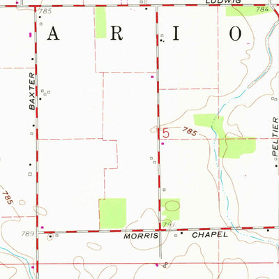 United States Geological Survey Delphos, OH (1960, 24000-Scale) digital map