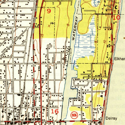 United States Geological Survey Delray Beach, FL (1950, 24000-Scale) digital map