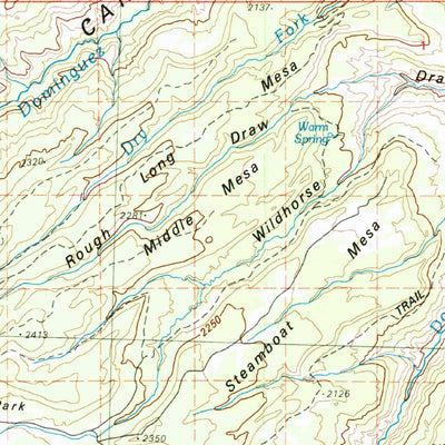 United States Geological Survey Delta, CO (1980, 100000-Scale) digital map