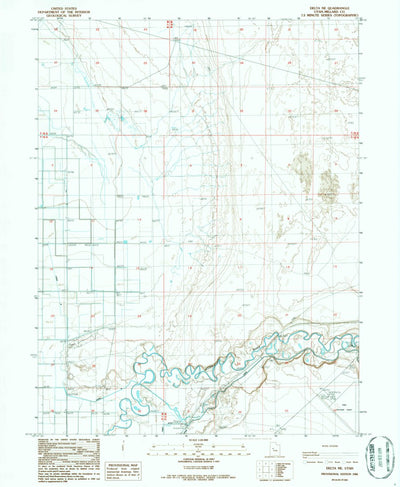 United States Geological Survey Delta NE, UT (1986, 24000-Scale) digital map