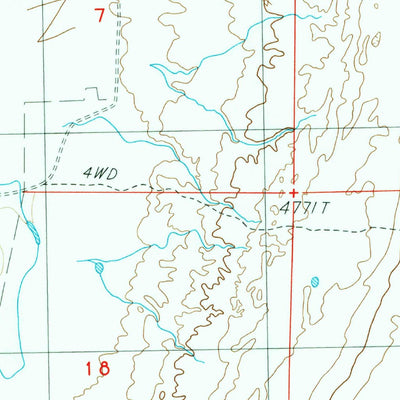 United States Geological Survey Delta NE, UT (1986, 24000-Scale) digital map