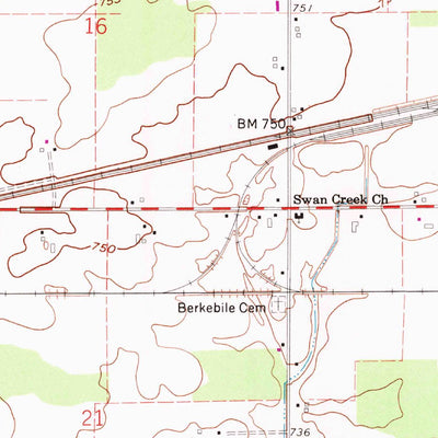 United States Geological Survey Delta, OH (1960, 24000-Scale) digital map