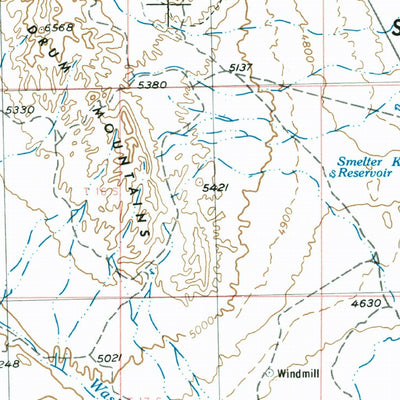United States Geological Survey Delta, UT (1953, 250000-Scale) digital map