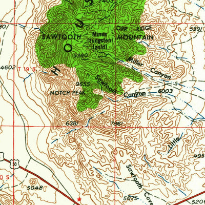 United States Geological Survey Delta, UT (1962, 250000-Scale) digital map