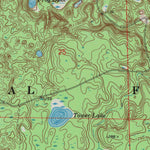 United States Geological Survey Delta, WI (1971, 24000-Scale) digital map