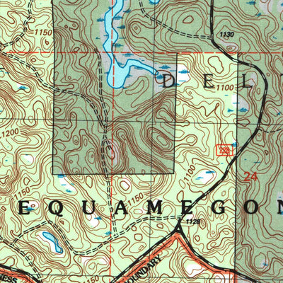United States Geological Survey Delta, WI (2005, 24000-Scale) digital map