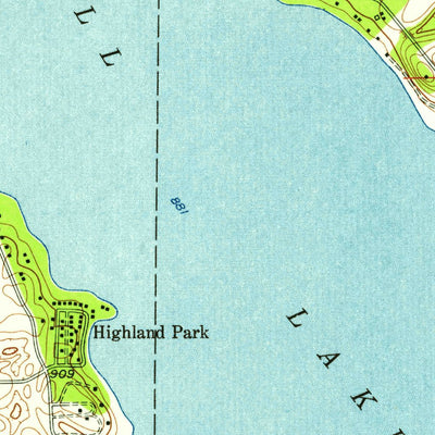 United States Geological Survey Delton, MI (1947, 24000-Scale) digital map