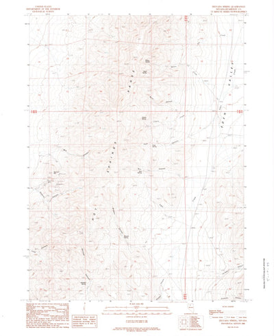 United States Geological Survey Delvada Spring, NV (1988, 24000-Scale) digital map