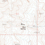United States Geological Survey Delvada Spring, NV (1988, 24000-Scale) digital map