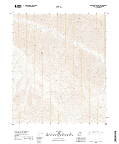 United States Geological Survey Demarcation Point A-1 NW, AK (2018, 25000-Scale) digital map