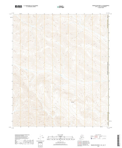 United States Geological Survey Demarcation Point A-1 SE, AK (2018, 25000-Scale) digital map