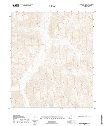 United States Geological Survey Demarcation Point A-5 NE, AK (2018, 25000-Scale) digital map