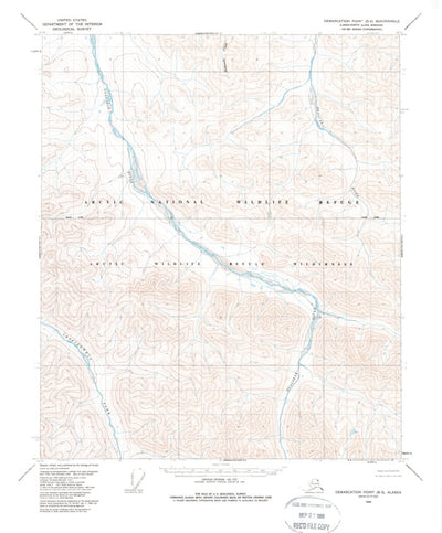 United States Geological Survey Demarcation Point B-3, AK (1956, 63360-Scale) digital map
