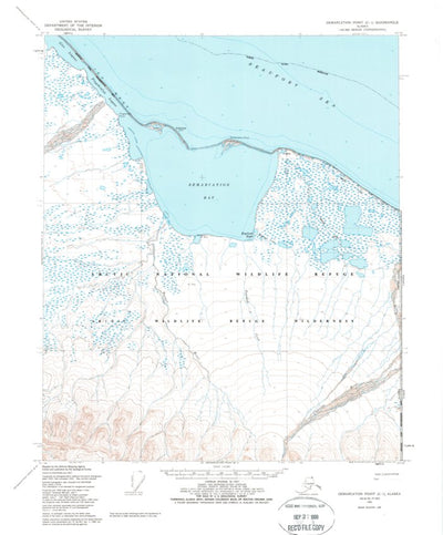 United States Geological Survey Demarcation Point C-1, AK (1955, 63360-Scale) digital map