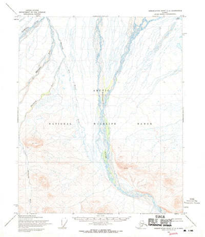 United States Geological Survey Demarcation Point C-2, AK (1955, 63360-Scale) digital map