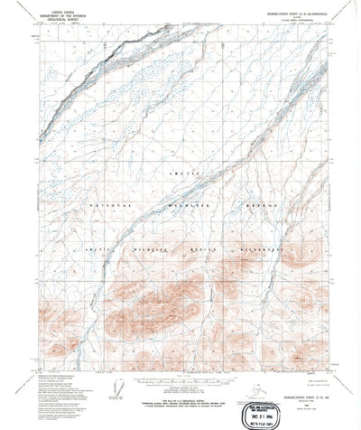 United States Geological Survey Demarcation Point C-3, AK (1955, 63360-Scale) digital map