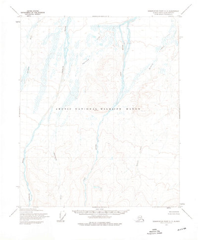 United States Geological Survey Demarcation Point C-5, AK (1955, 63360-Scale) digital map