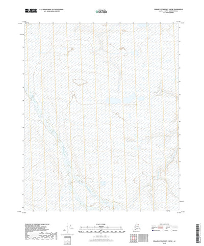 United States Geological Survey Demarcation Point D-4 SW, AK (2018, 25000-Scale) digital map
