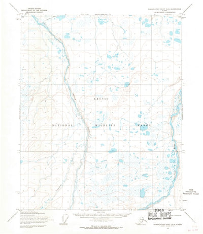 United States Geological Survey Demarcation Point D-5, AK (1955, 63360-Scale) digital map