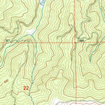 United States Geological Survey Dement Creek, OR (1996, 24000-Scale) digital map