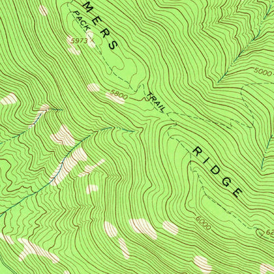 United States Geological Survey Demers Ridge, MT (1966, 24000-Scale) digital map