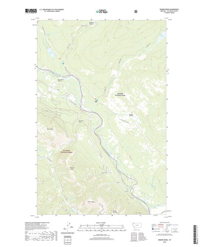 United States Geological Survey Demers Ridge, MT (2020, 24000-Scale) digital map