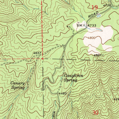 United States Geological Survey Democrat Hot Springs, CA (1972, 24000-Scale) digital map