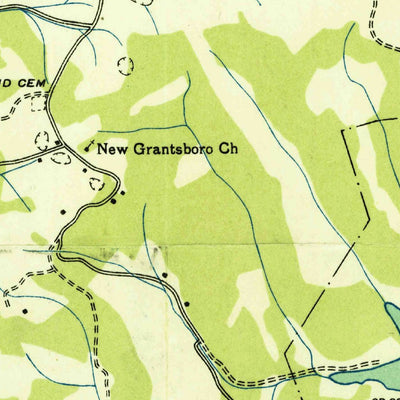 United States Geological Survey Demory, TN (1936, 24000-Scale) digital map