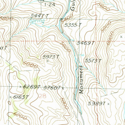 United States Geological Survey Dempsey Meadows, ID (1986, 24000-Scale) digital map