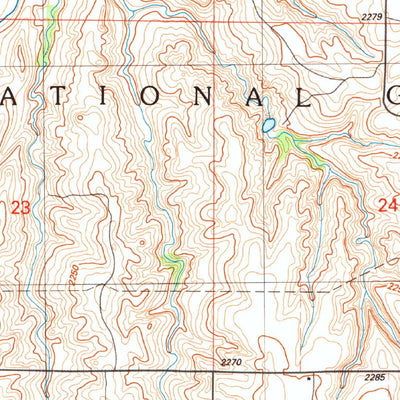 United States Geological Survey Dempsey, OK (1988, 24000-Scale) digital map