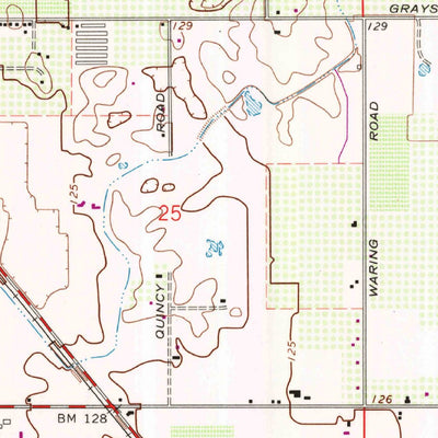 United States Geological Survey Denair, CA (1963, 24000-Scale) digital map