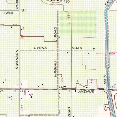 United States Geological Survey Denair, CA (1963, 24000-Scale) digital map