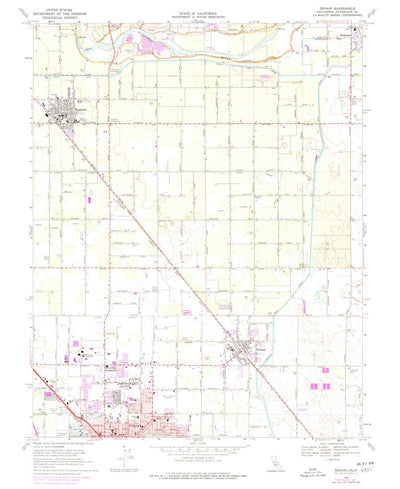United States Geological Survey Denair, CA (1969, 24000-Scale) digital map