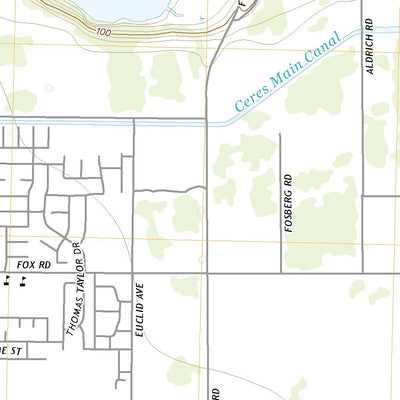 United States Geological Survey Denair, CA (2021, 24000-Scale) digital map