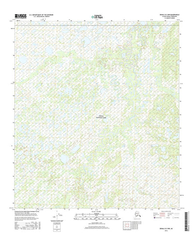United States Geological Survey Denali D-2 NW, AK (2016, 25000-Scale) digital map