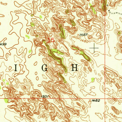 United States Geological Survey Denbigh, ND (1950, 24000-Scale) digital map