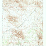 United States Geological Survey Dendora Valley, AZ (1951, 62500-Scale) digital map