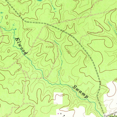 United States Geological Survey Dendron, VA (1969, 24000-Scale) digital map