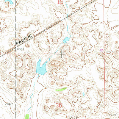 United States Geological Survey Dengate, ND (1960, 24000-Scale) digital map